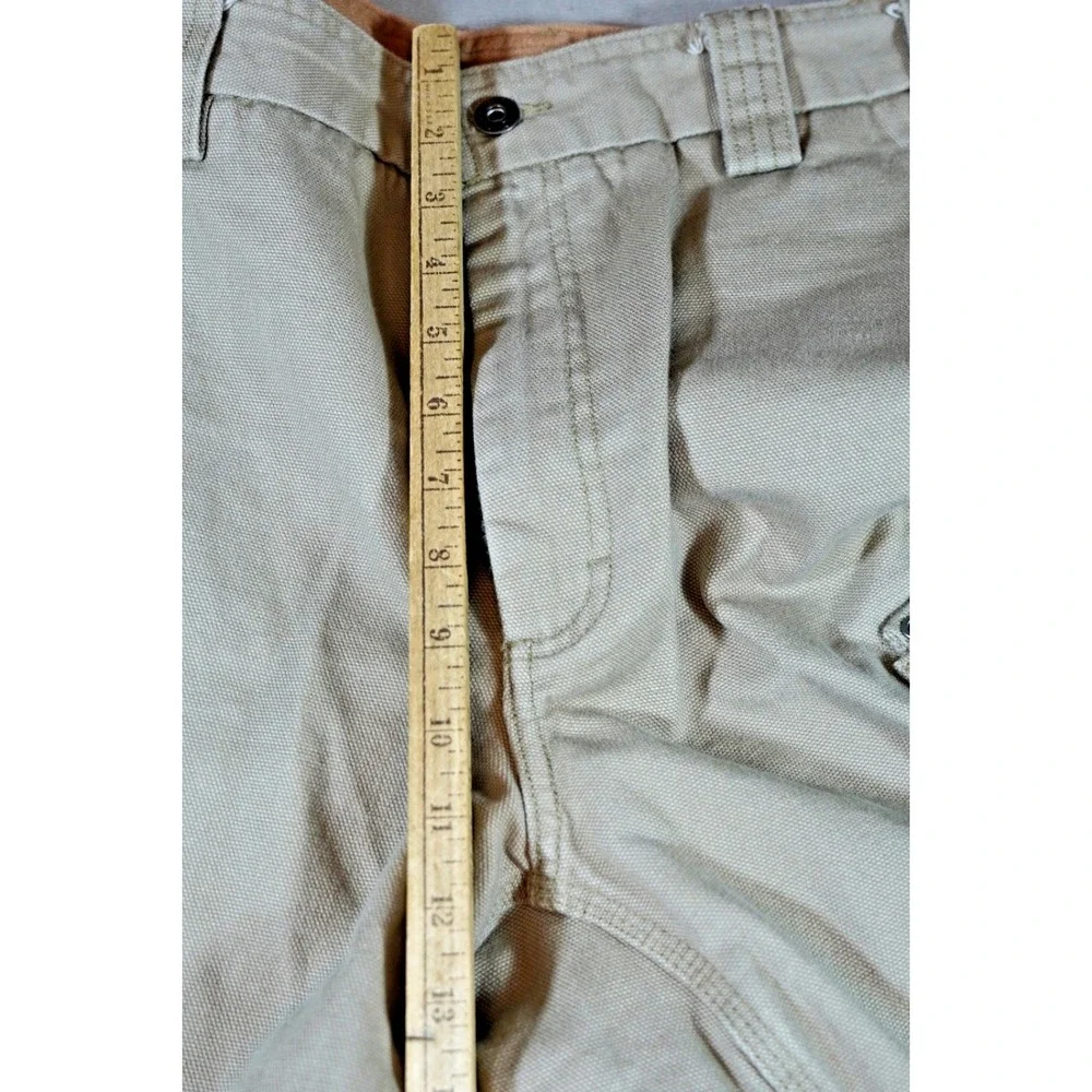 Duluth Trading Cargo Pants Mens 42x28 Relaxed Fit Workwear Heavy Duty Canvas